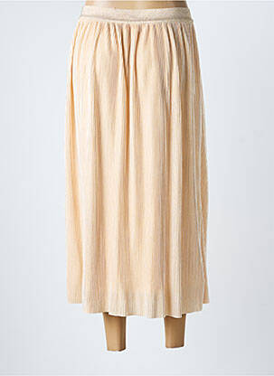 Jupe longue coupe fluide beige JULIE GUERLANDE femme