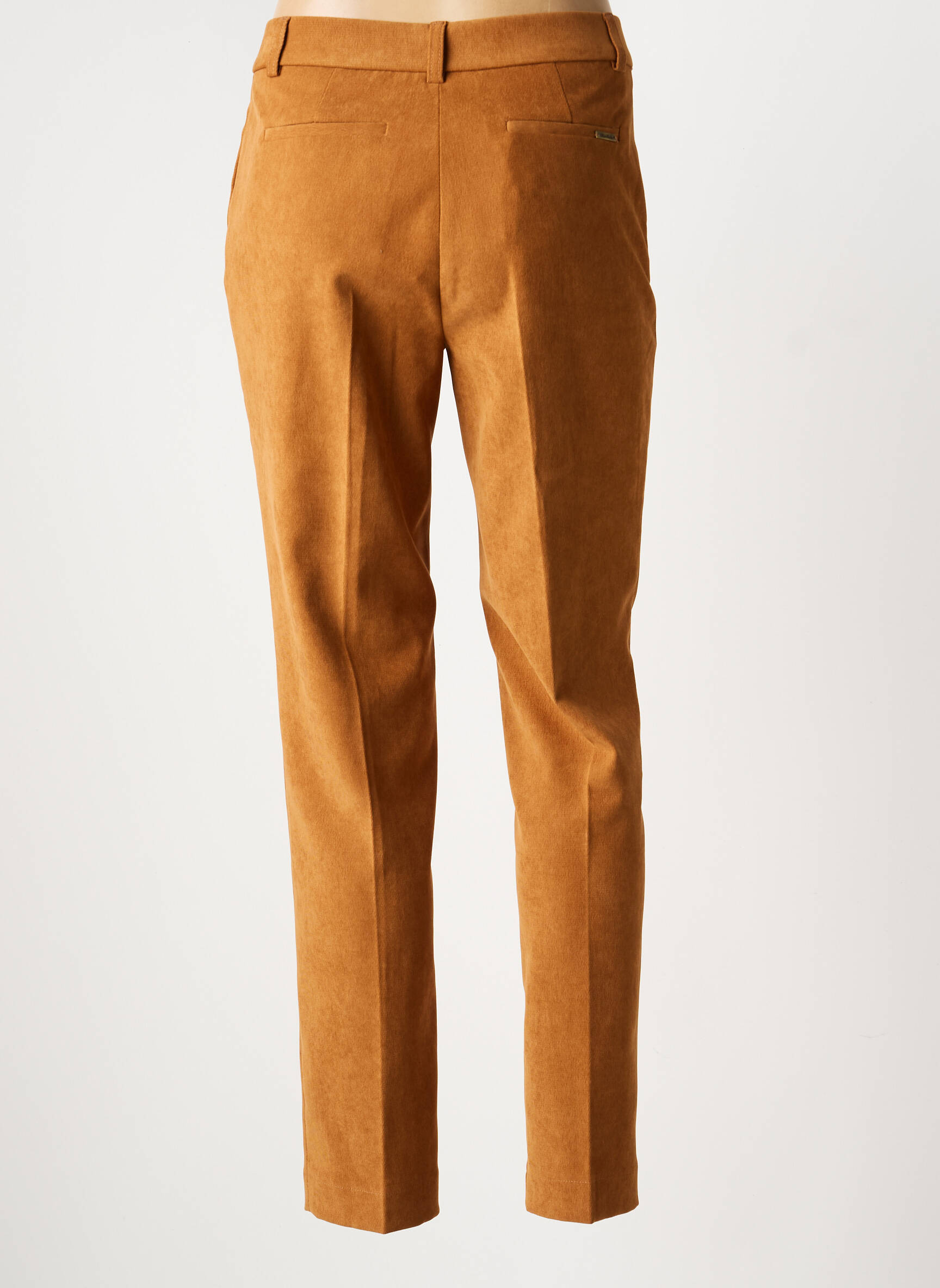 Pantalon slim poches marron BARILOCHE femme