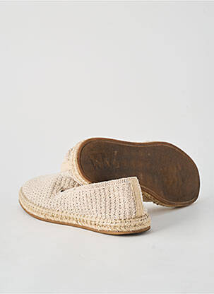 Espadrilles bout rond bout rond beige ZARA homme