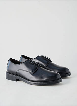Derbies matière lisse talon bas noir MASSIMO DUTTI homme