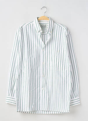 Chemise manches longues imprimé fantaisie blanc AVENTURE homme