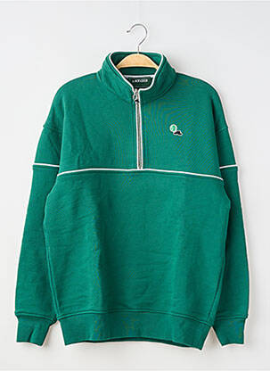 Sweat-shirt broderie manches longues vert THE ACE CLUB homme