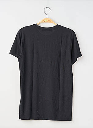T-shirt coupe cintrée manches courtes noir UNIQLO homme