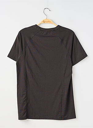 T-shirt coupe droite manches courtes noir SANS MARQUE homme