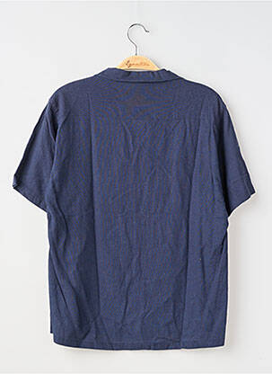 Chemise manches courtes coupe droite bleu CHOI'S homme