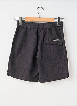 Short fermeture liens à nouer noir BLOOD+BONE homme