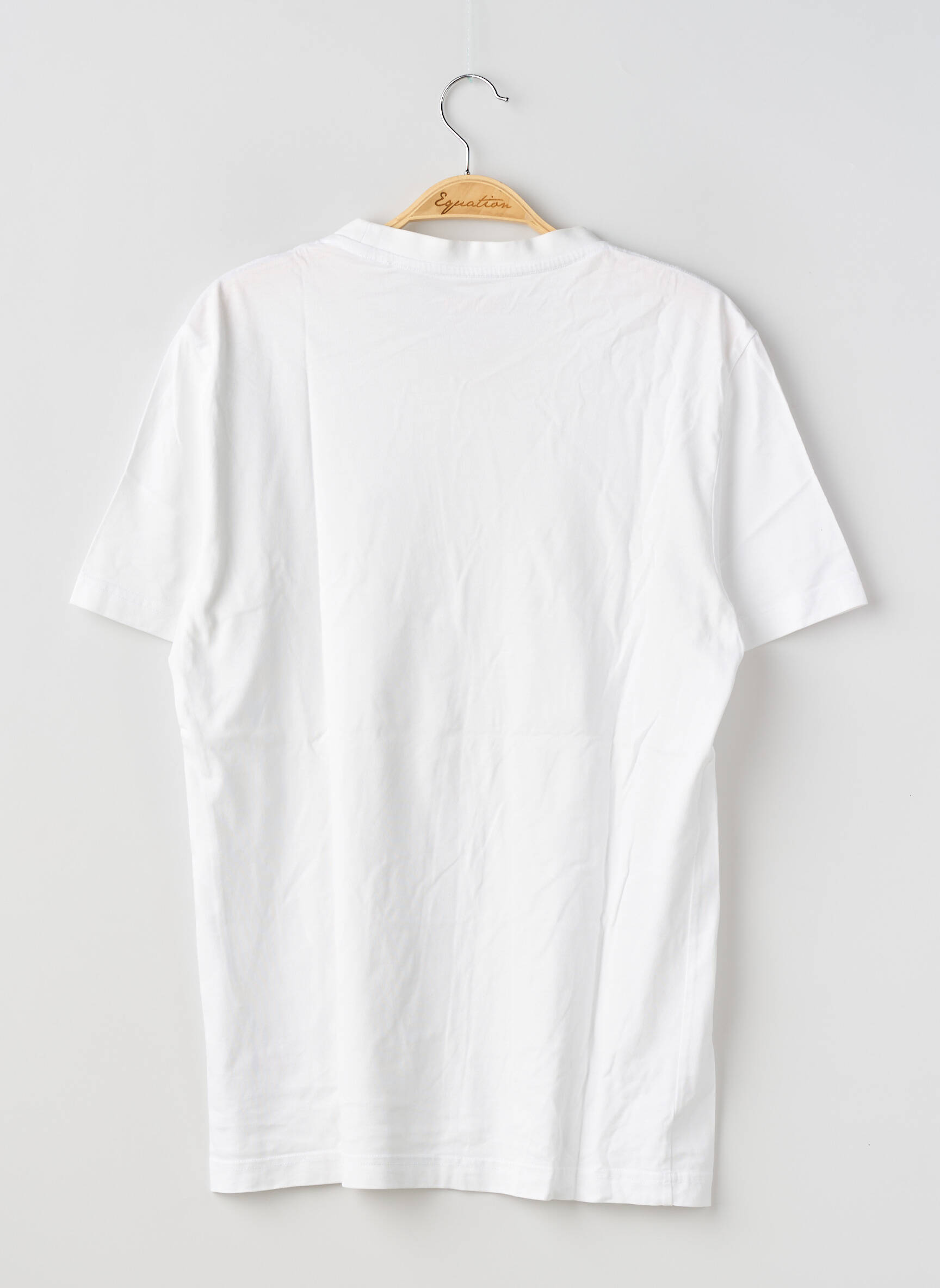 T-shirt coupe droite manches courtes blanc ESPRIT homme