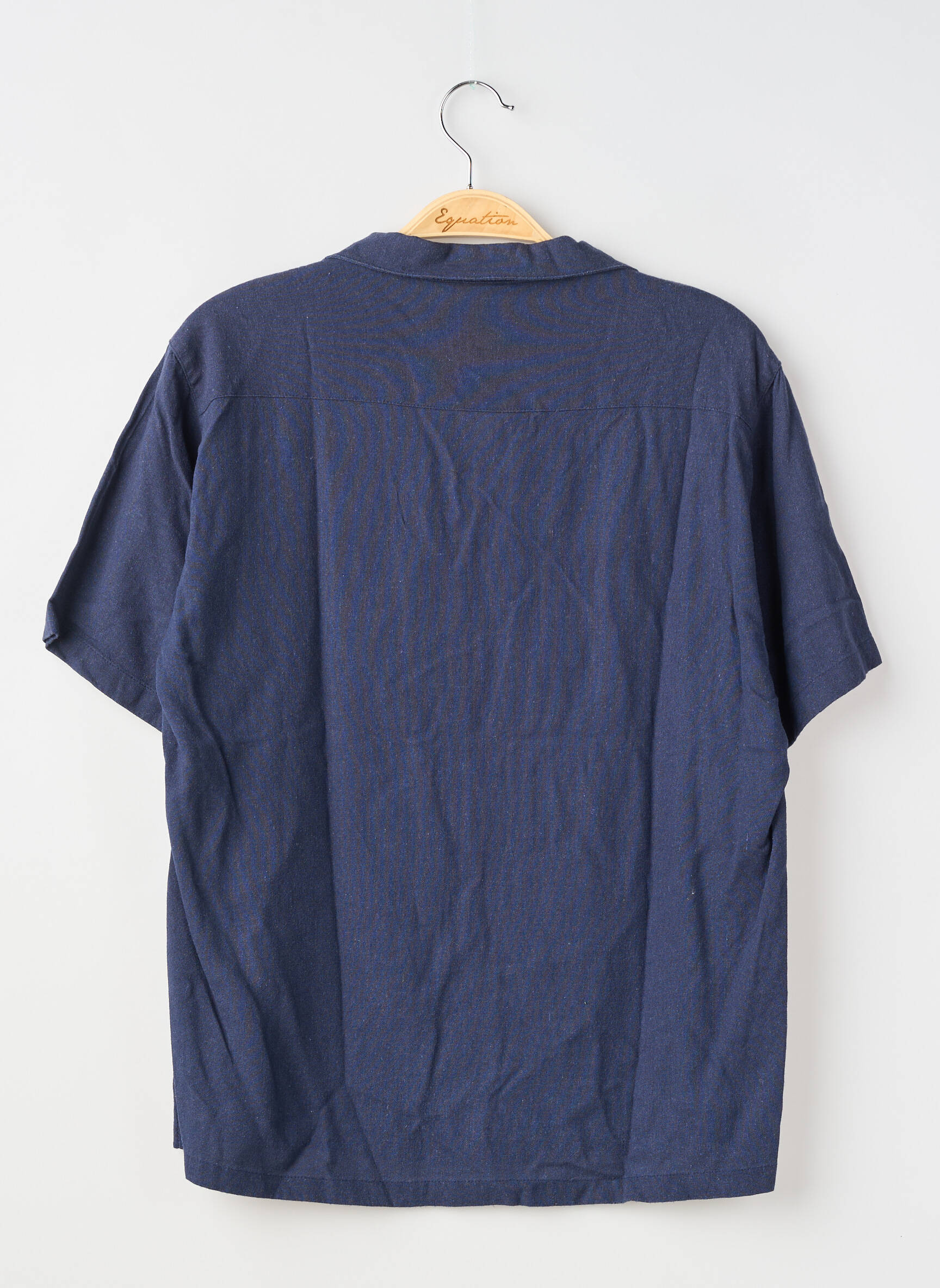 Chemise manches courtes coupe droite bleu CHOI'S homme