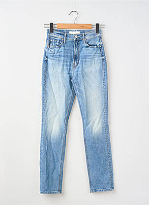 Jeans coupe slim poches bleu MOTHER SUPERIOR femme