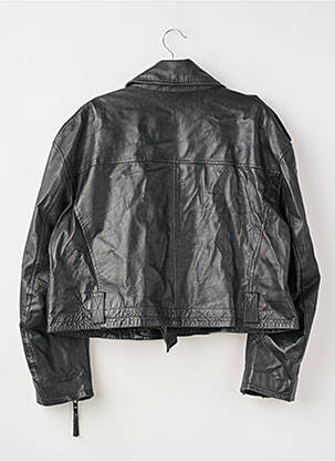 Veste simili cuir poches noir NASTY GAL femme