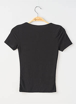 Top manches courtes manches courtes noir BOOHOO femme