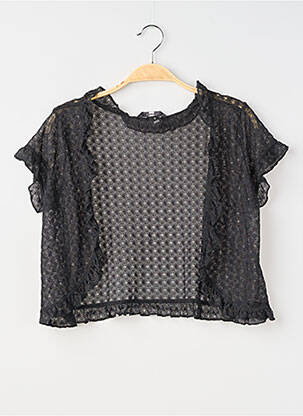 Boléro manches courtes noir H&M femme