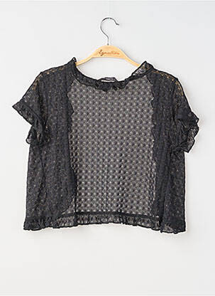 Boléro manches courtes noir H&M femme