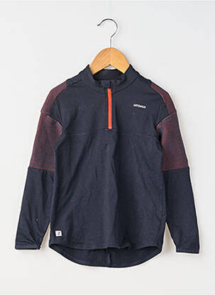 T-shirt manches longues manches longues noir DECATHLON garçon