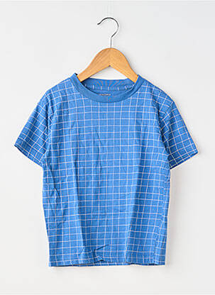 T-shirt coupe droite manches courtes bleu MONOPRIX garçon