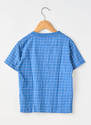 T-shirt coupe droite manches courtes bleu MONOPRIX garçon