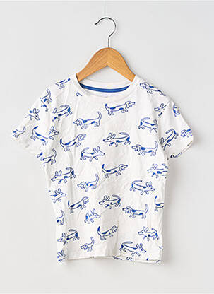 T-shirt coupe droite manches courtes blanc MONOPRIX garçon