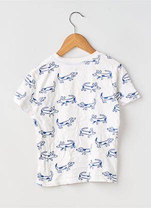 T-shirt coupe droite manches courtes blanc MONOPRIX garçon