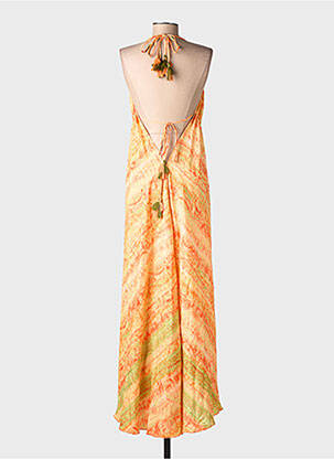 Robe longue imprimé fantaisie fines bretelles jaune YYDS (YOUR YOUTHFUL DRESS STYLE) femme
