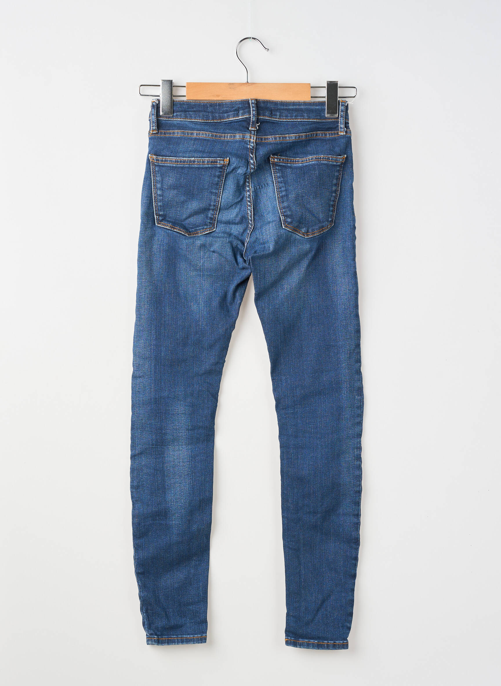 Jeans skinny poches bleu ZARA femme