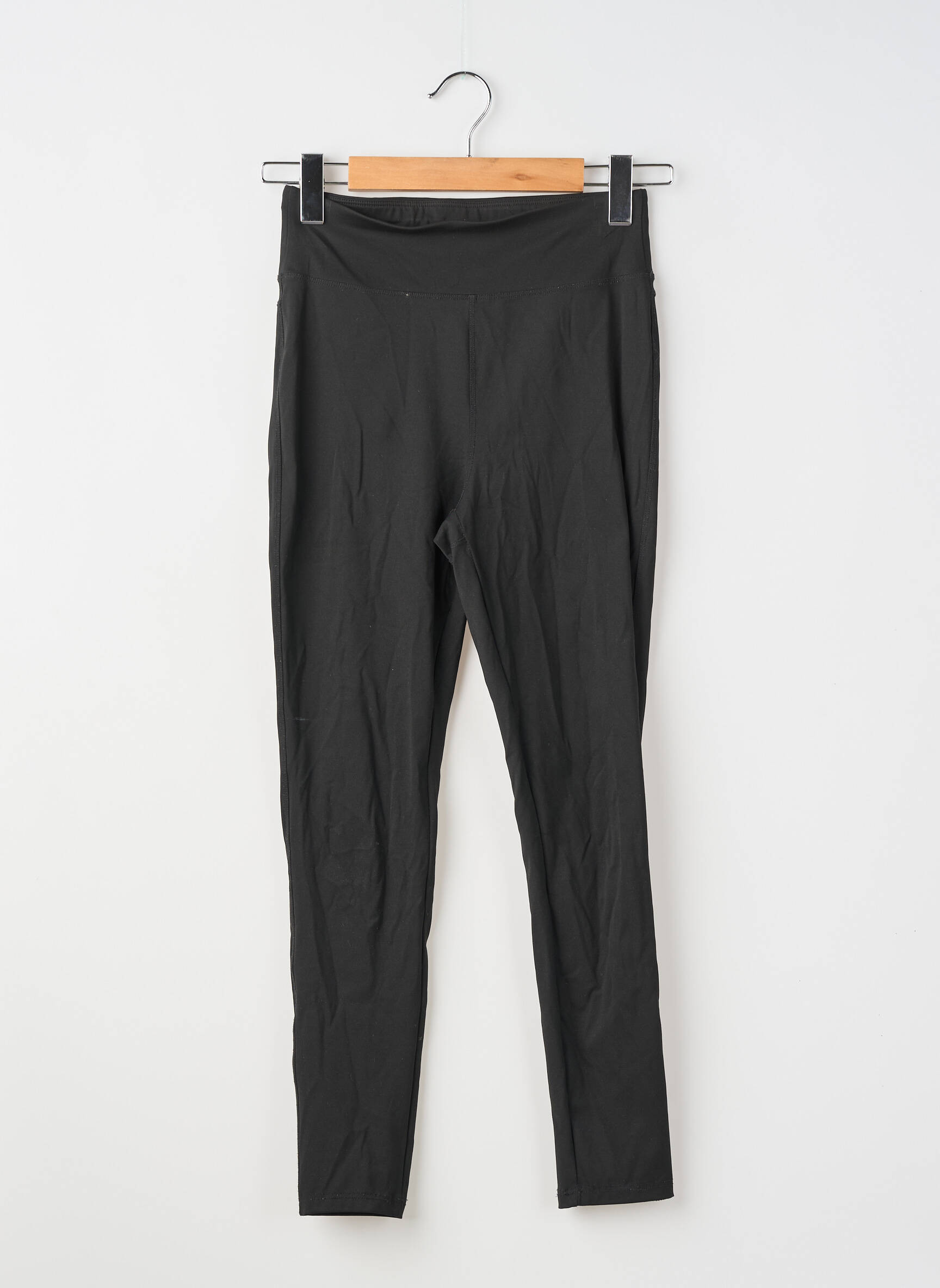 Legging taille élastique noir SANS MARQUE femme