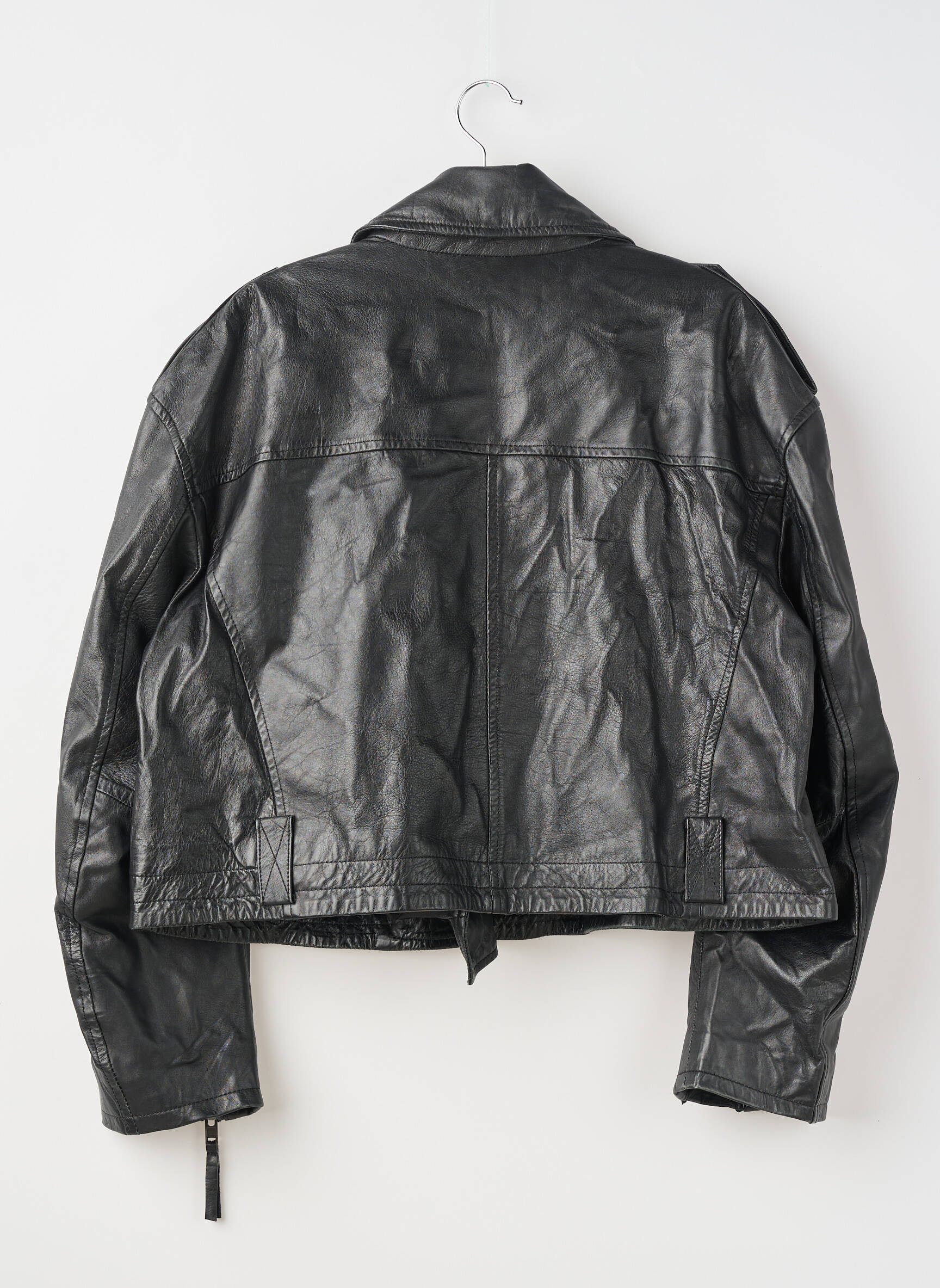 Veste simili cuir poches noir NASTY GAL femme