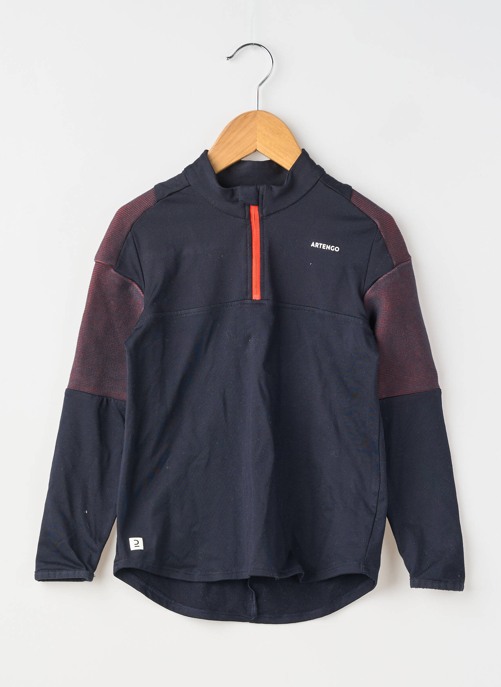 T-shirt manches longues manches longues noir DECATHLON garçon
