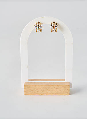 Boucles d’oreilles matériaux métal or SANS MARQUE femme