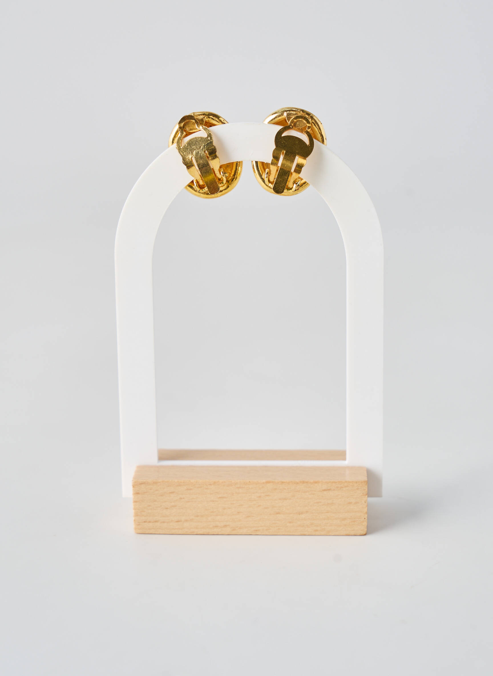 Boucles d’oreilles matériaux métal or SANS MARQUE femme