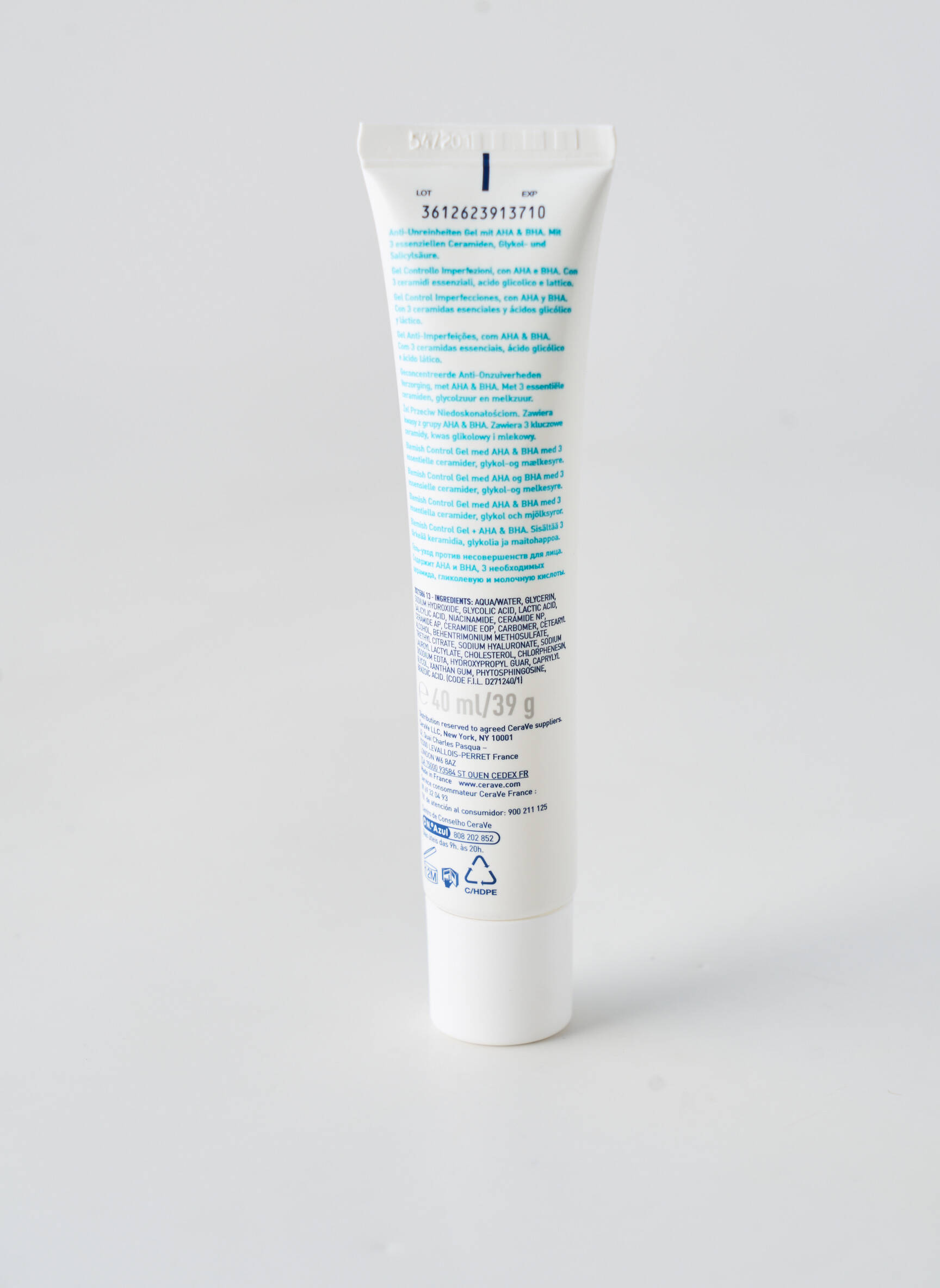 Soin du visage type de peau toutes blanc CERAVE femme