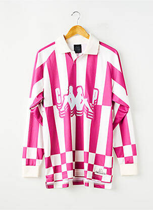Polo manches longues manches longues rose KAPPA femme