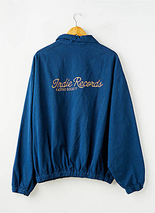 Sweat-shirt broderie manches longues bleu KAOTIKO femme