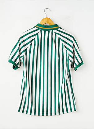 Polo imprimé rayures manches courtes vert KAPPA femme