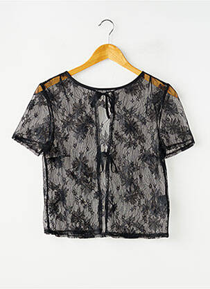 Top/caraco légère et transparente noir ROUGEGORGE femme