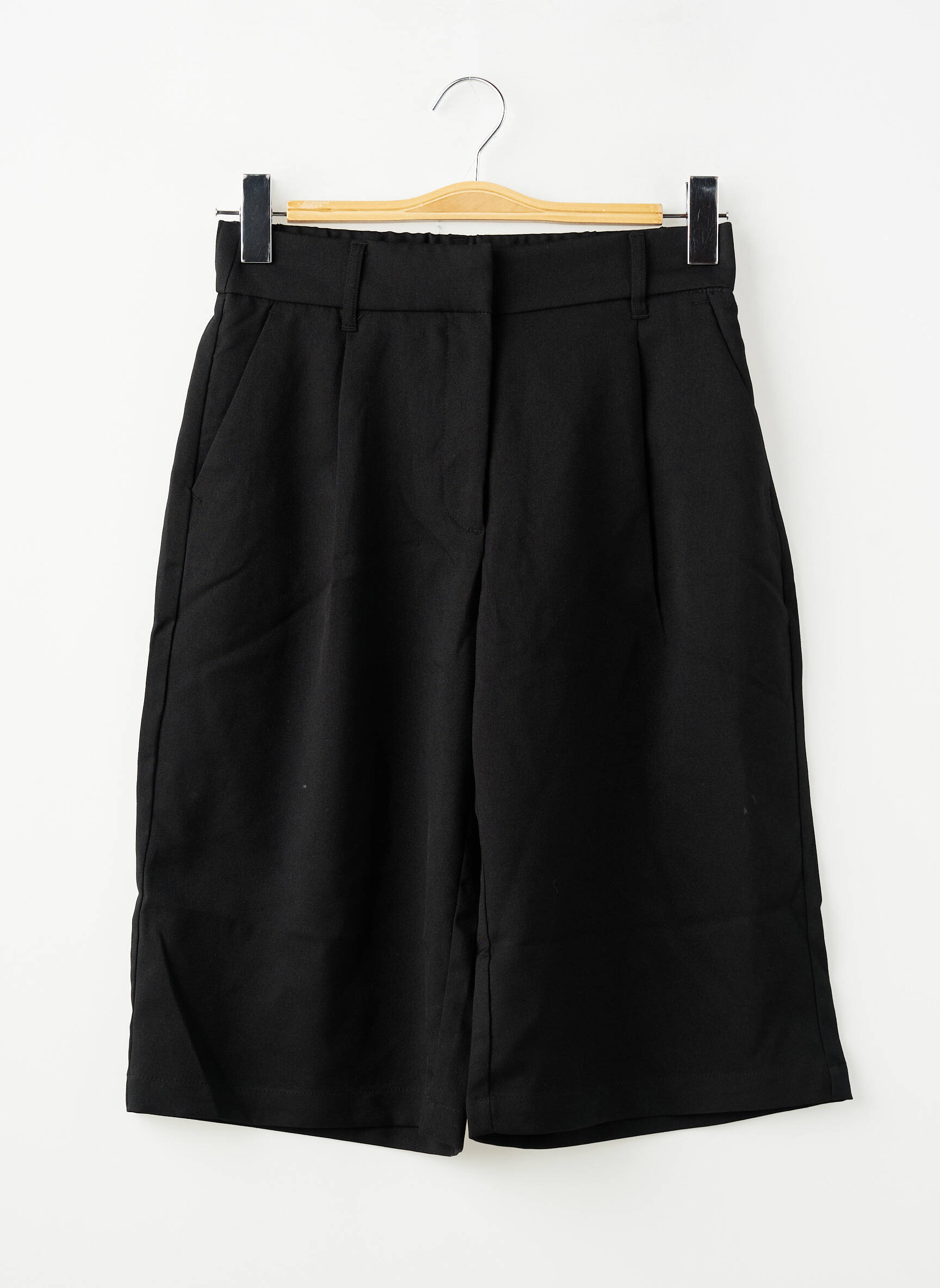 Bermuda taille élastique taille normale noir FASHION NOVA femme