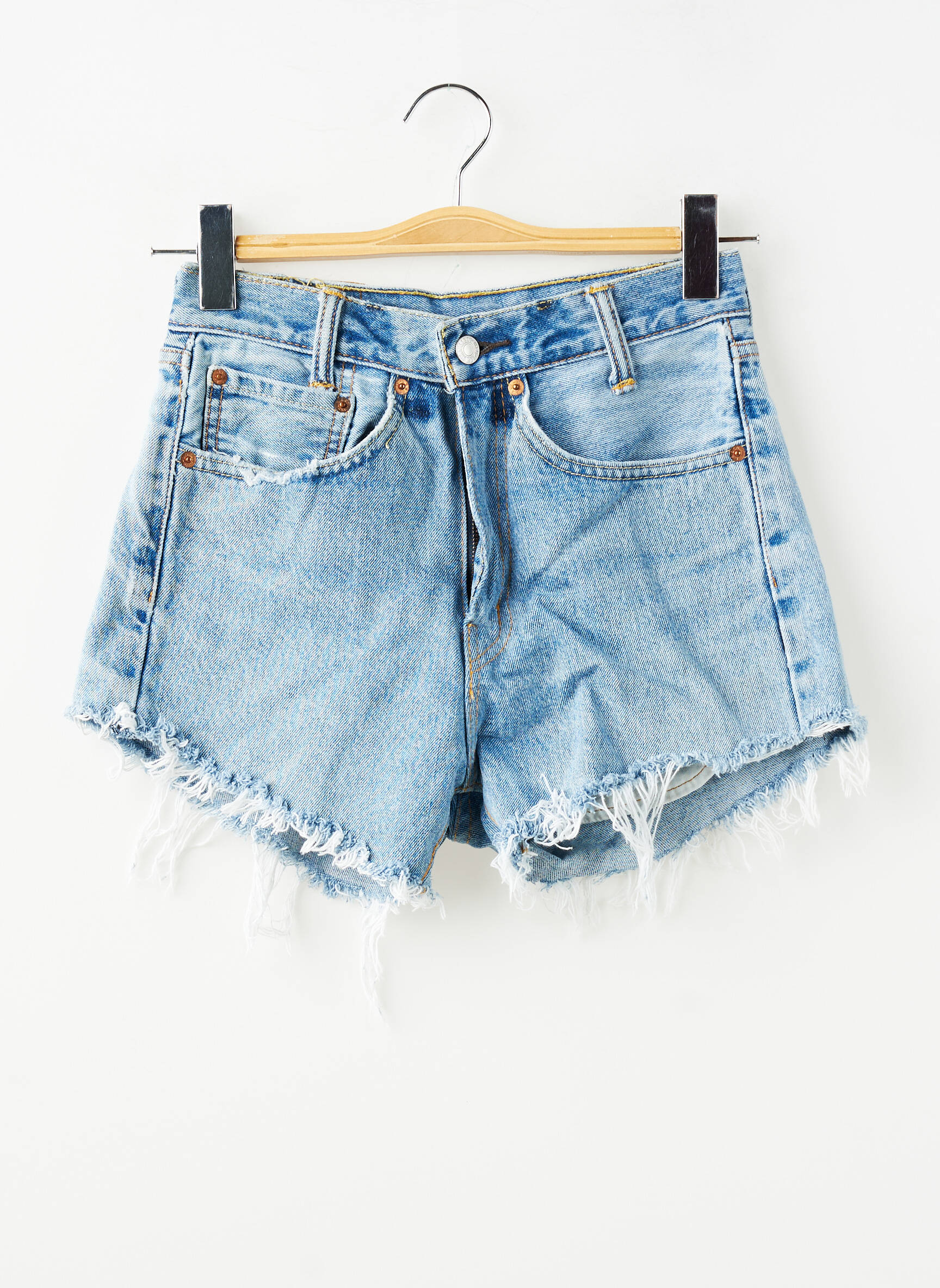 Short tissage denim taille normale bleu LEVI'S femme