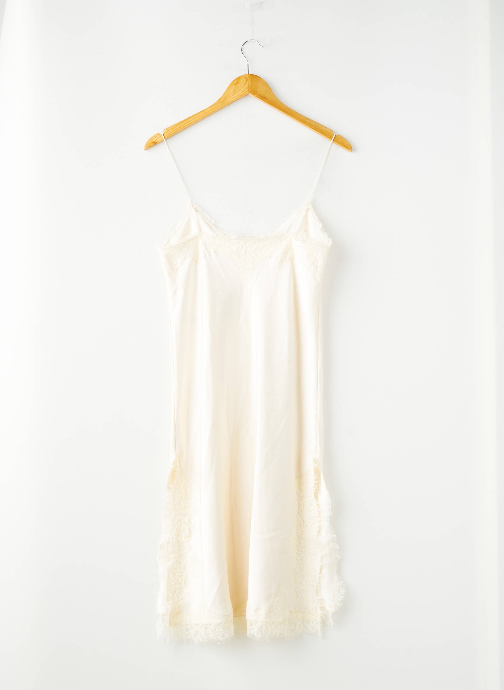 Nuisette/combinette effet matière satinée beige ZARA femme