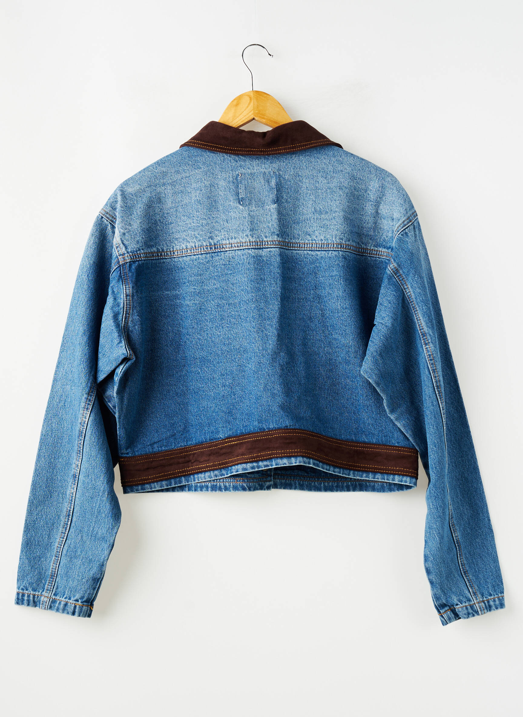 Veste casual coupe droite bleu FASHION NOVA femme