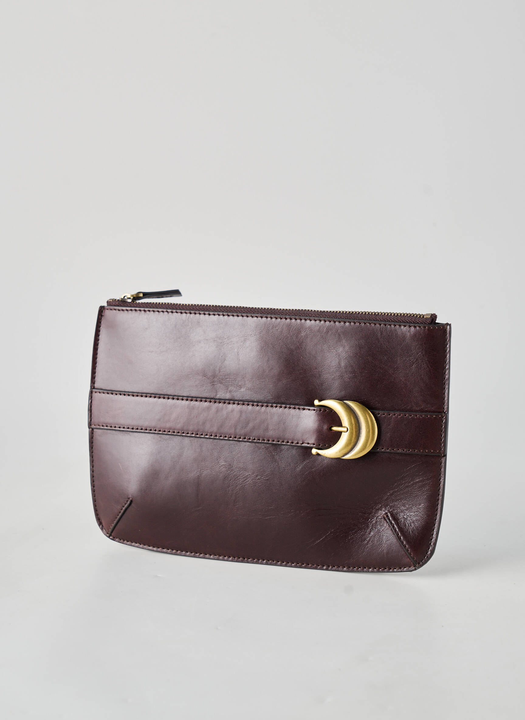 Pochette doublure marron BA&SH femme