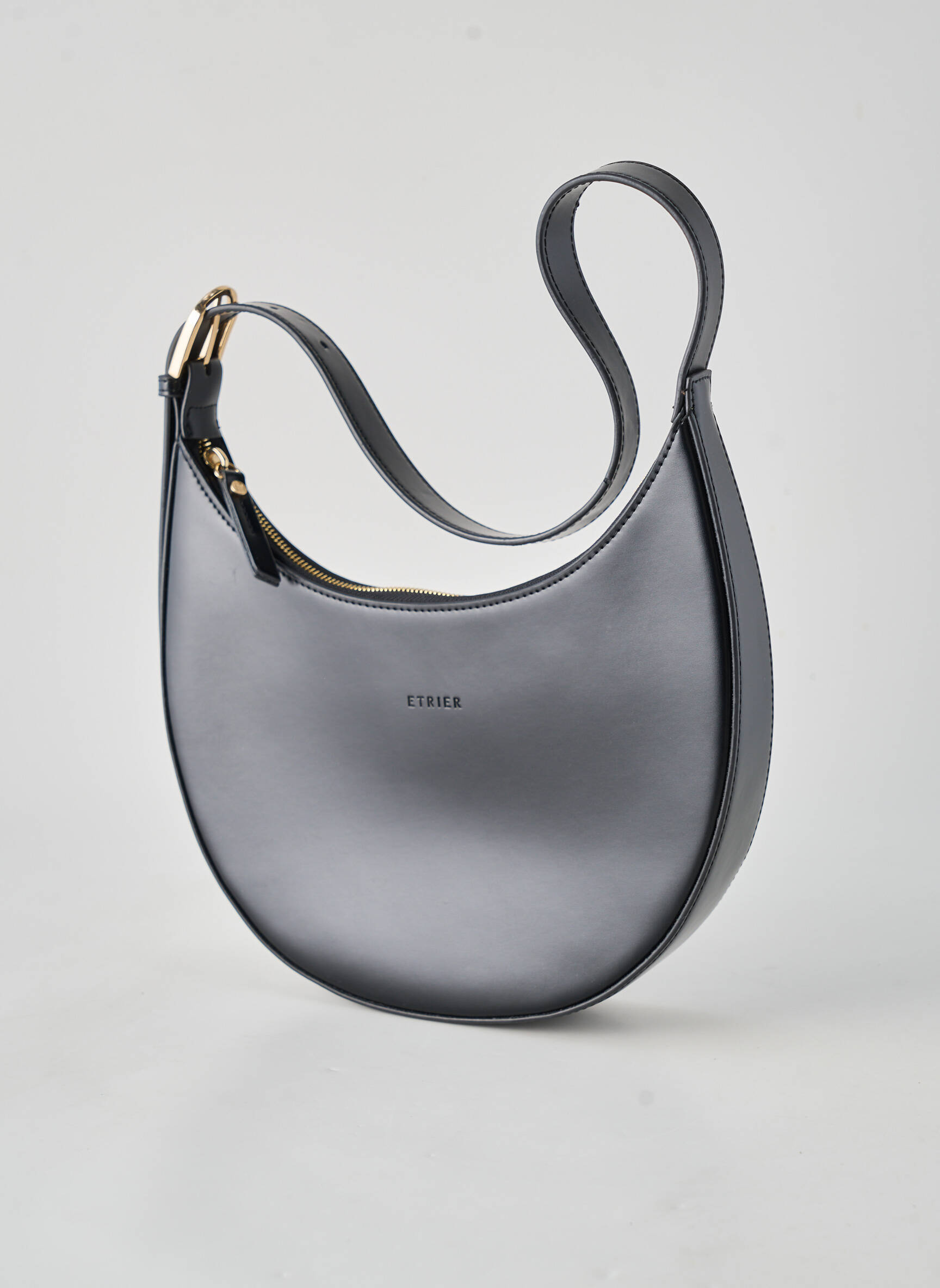Sac fermeture zippée noir ETRIER femme