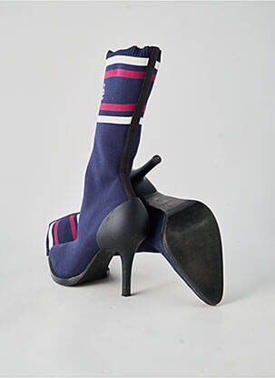 Bottes bout pointu talon haut de 10cm et plus bleu CHLOE femme
