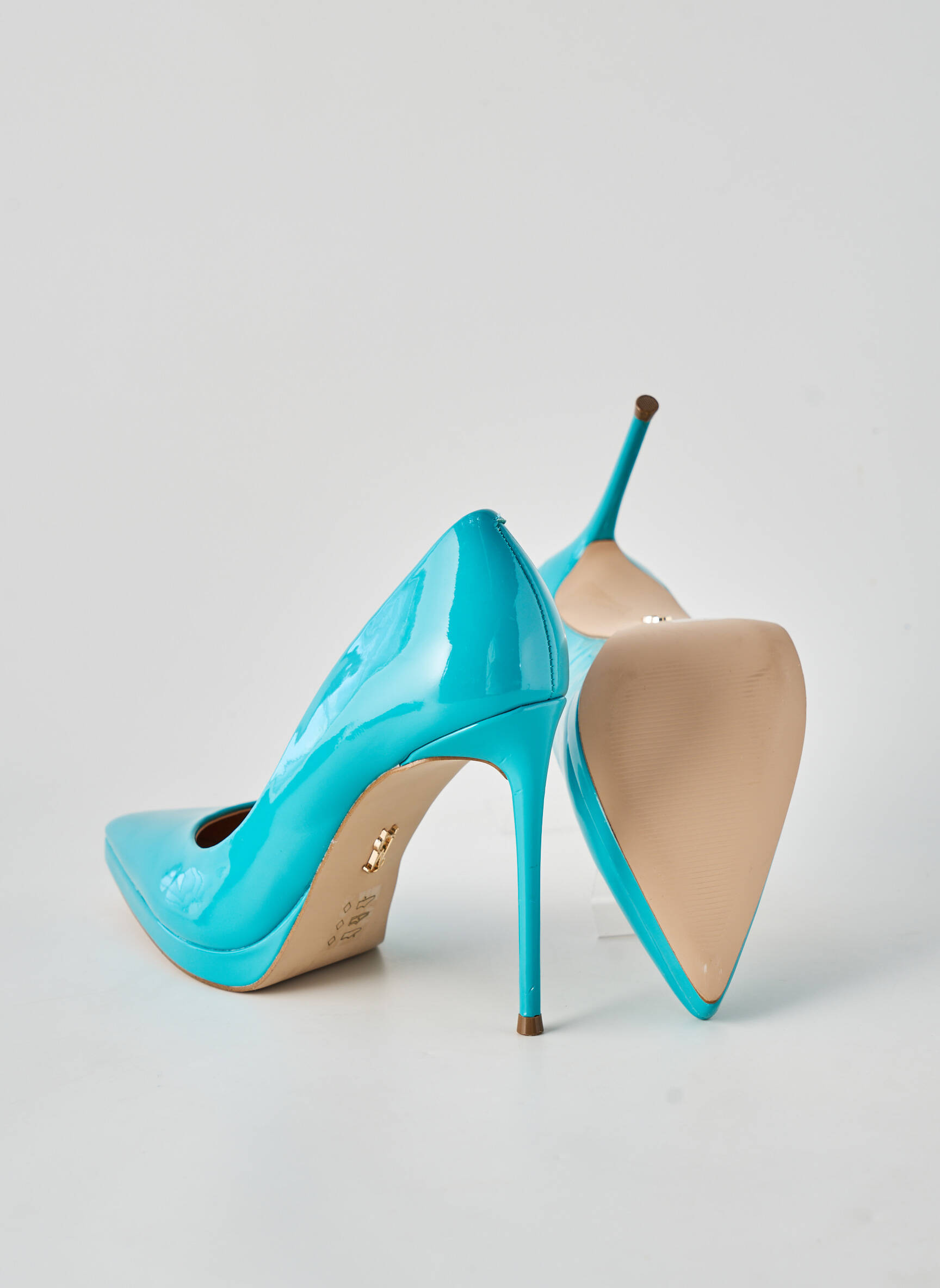 Escarpins matière lisse talon haut de 10cm et plus bleu STEVE MADDEN femme