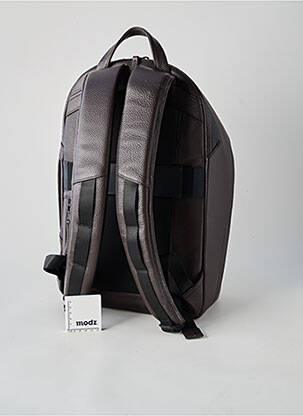 Sac à dos fermeture zippée marron MV AGUSTA homme