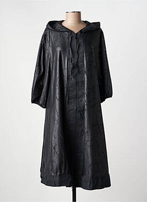 Veste casual finition intérieure doublée noir KOZAN femme
