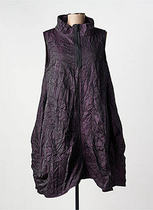 Veste casual coupe droite violet KOZAN femme