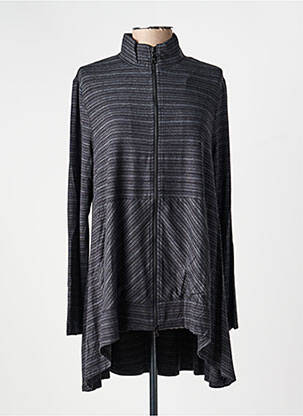 Veste casual coupe droite gris KOZAN femme