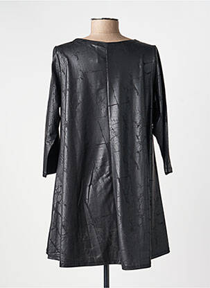 Tunique manches longues col rond noir KOZAN femme