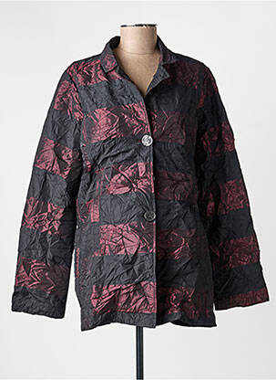 Veste casual coupe droite noir KOZAN femme