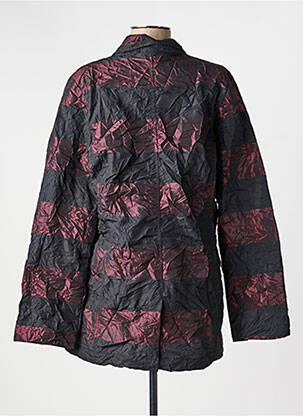 Veste casual coupe droite noir KOZAN femme