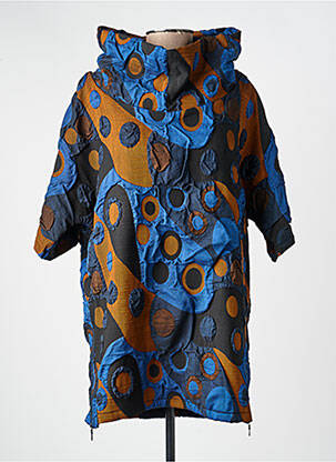 Tunique manches longues manches 3/4 bleu KOZAN femme